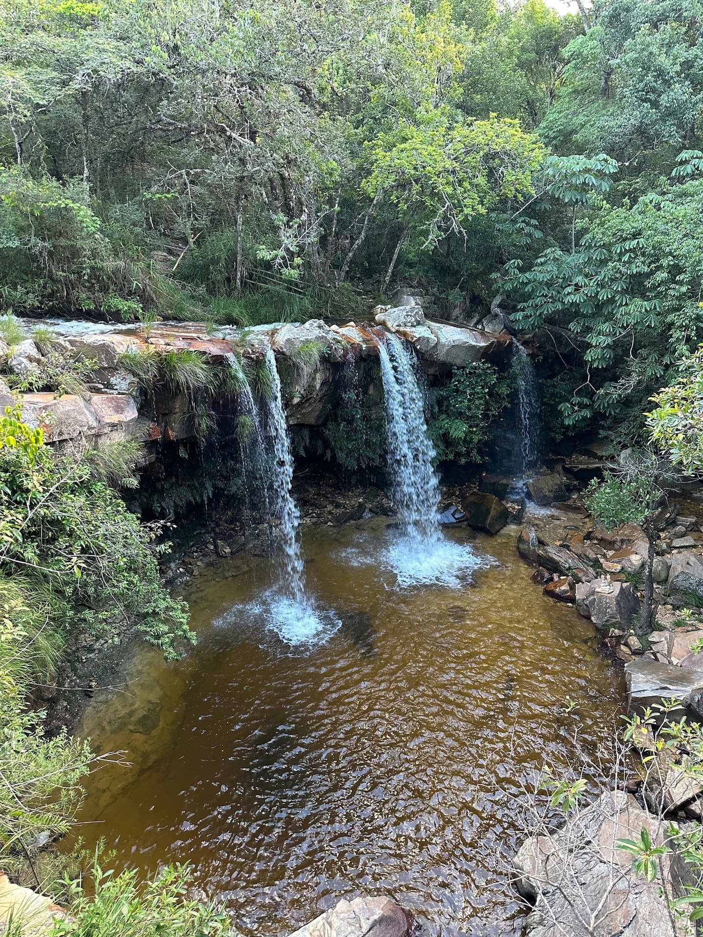 Cachoeira no Vale das Borboletas