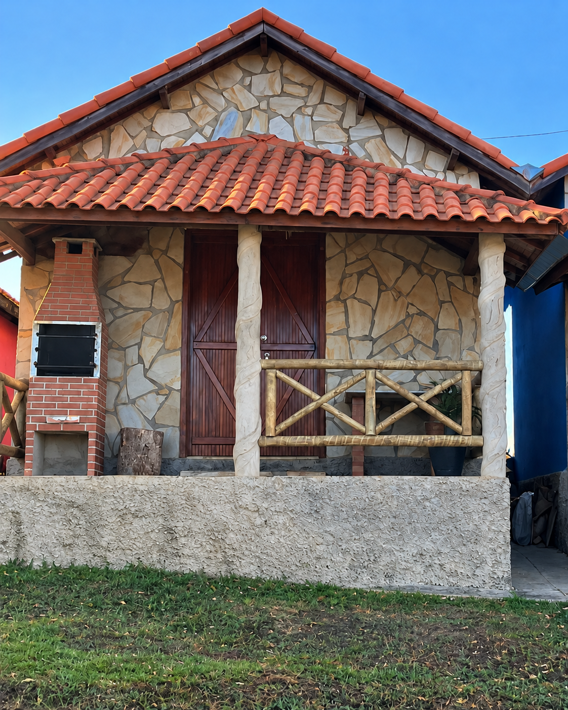 Fachada de Chalé 01