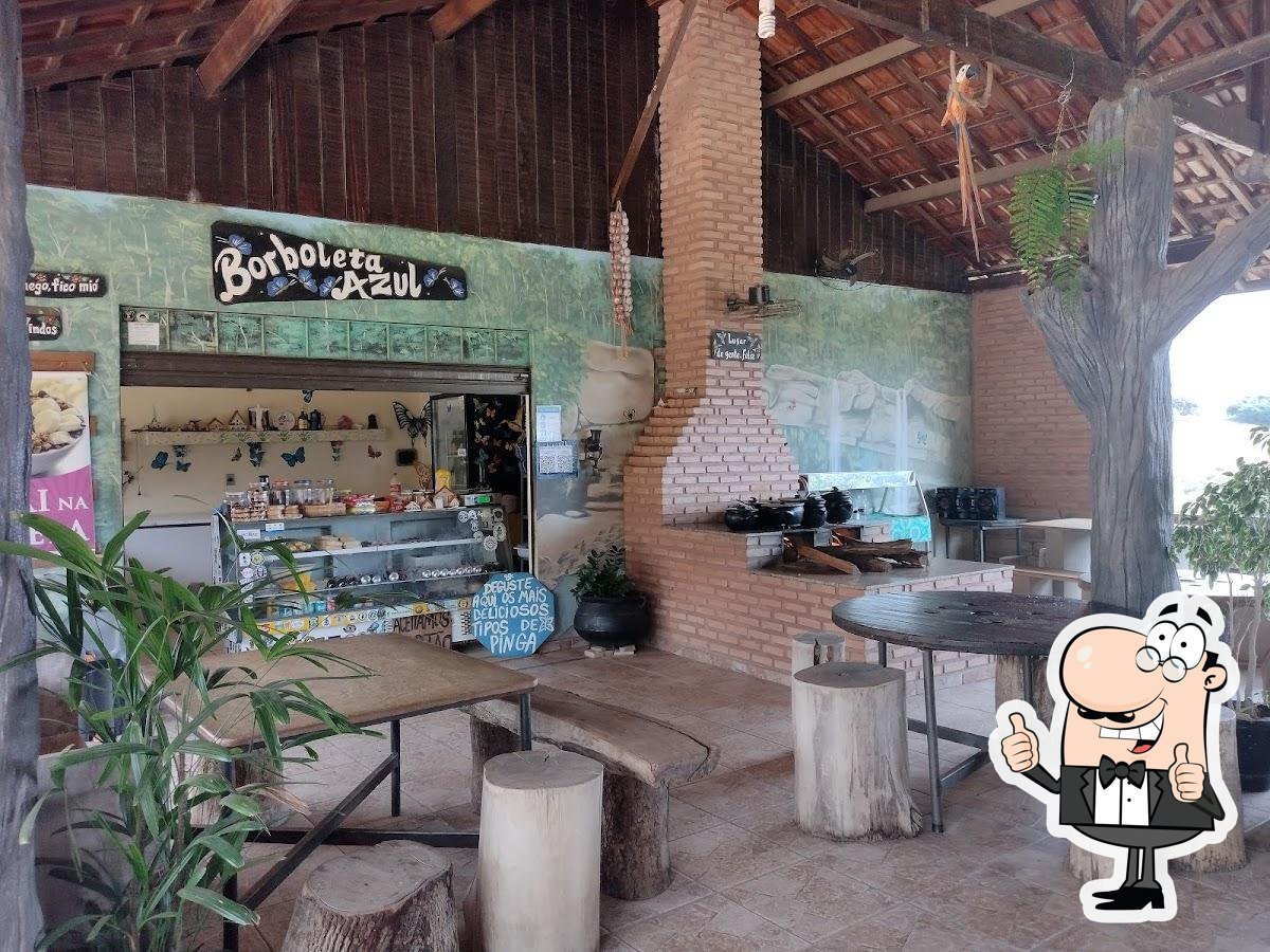 Ambiente do Bar e Restaurante Borboleta Azul